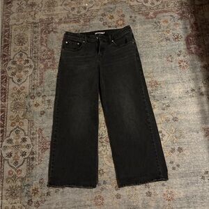 Levi's Charcoal Wide Leg Women's Jeans